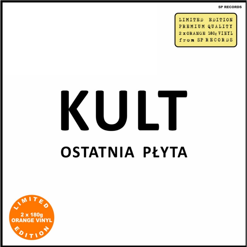 Kult - Ostatnia płyta [2LP] LIM. ED. Clear Orange Vinyl (PREORDER DO DNIA : 12.05.2021)