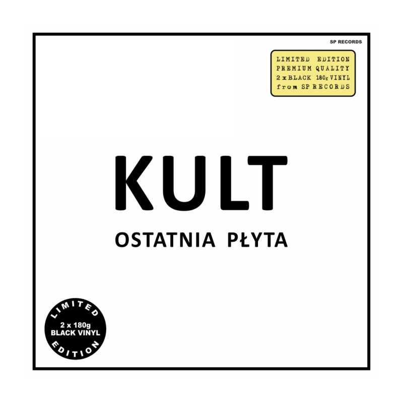 Kult - Ostatnia płyta [2LP] LIM. ED. Black Vinyl (PREORDER DO DNIA : 12.05.2021)