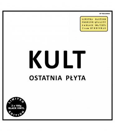 Kult - Ostatnia płyta [2LP] LIM. ED. Black Vinyl (PREORDER DO DNIA : 12.05.2021)