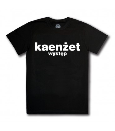 Koszulka Kaenżet - Występ czarna