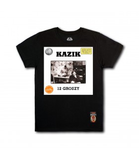 Koszulka Kazik - 12 groszy (Orange Vinyl Edition) czarna