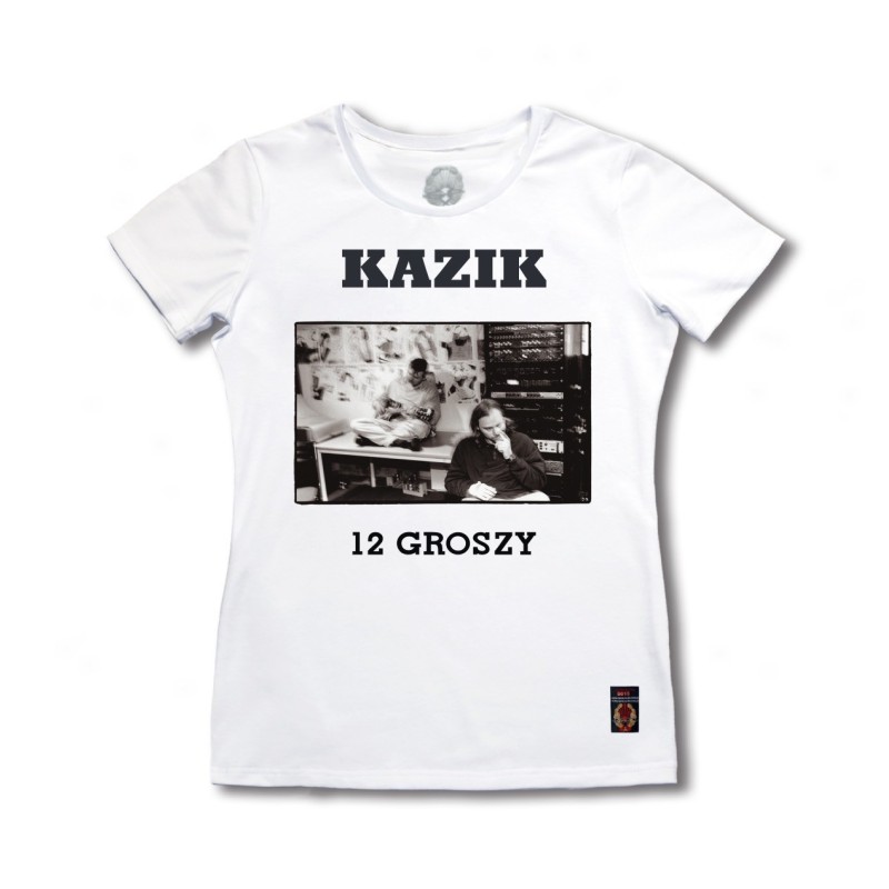 Damska Koszulka Kazik - 12 groszy biała