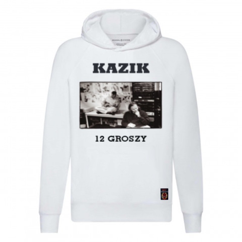 Bluza z kapturem Kazik - 12 groszy Biała