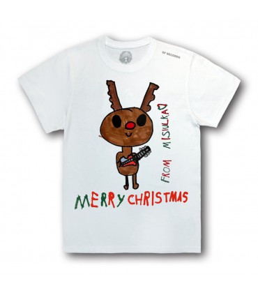 Koszulka SP RECORDS Renifer biała