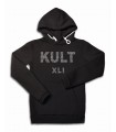 Bluza KULT - XLI z kapturem czarna (PREORDER)