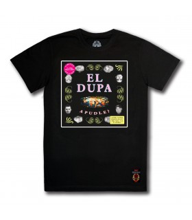 Koszulka El Dupa - A pudle? (VIOLET VINYL EDITION) Czarna