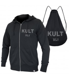 Bluzo-worek KULT - XLI z kapturem czarna (PREORDER)