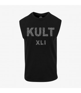 Koszulka bez rękawów KULT - XLI czarna