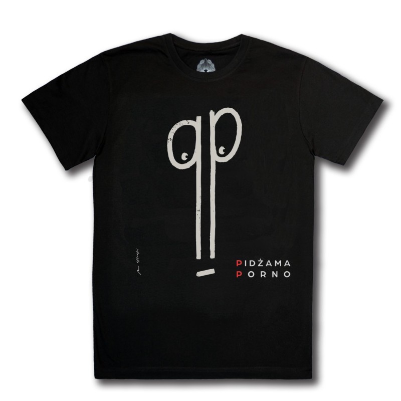 Koszulka Pidżama Porno - PP czarna