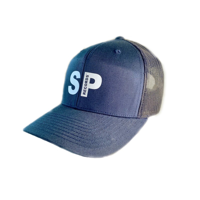 Czapka z daszkiem Trucker SP RECORDS granatowa