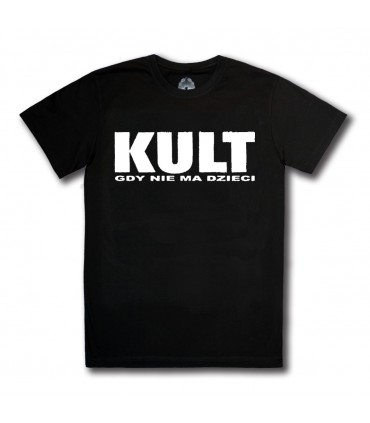 Koszulka KULT - Gdy nie ma dzieci czarna