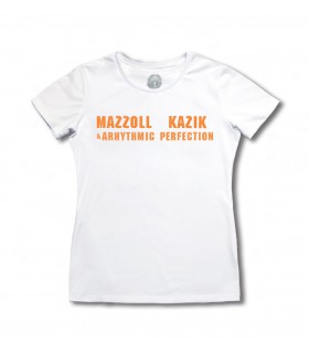 Damska koszulka Mazzoll Kazik & Arhythmic Perfection Biała (PREORDER)