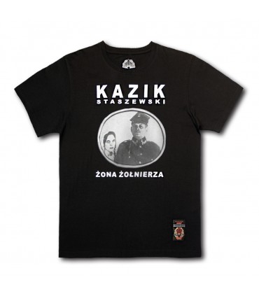 Koszulka Kazik Staszewski - Żona żołnierza czarna [NOWA EDYCJA]