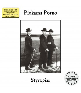 Pidżama Porno - Styropian [2LP] lim. ed. Clear - Black splatter (PREORDER Z AUTOGRAFAMI do dnia: 08.05.2024)