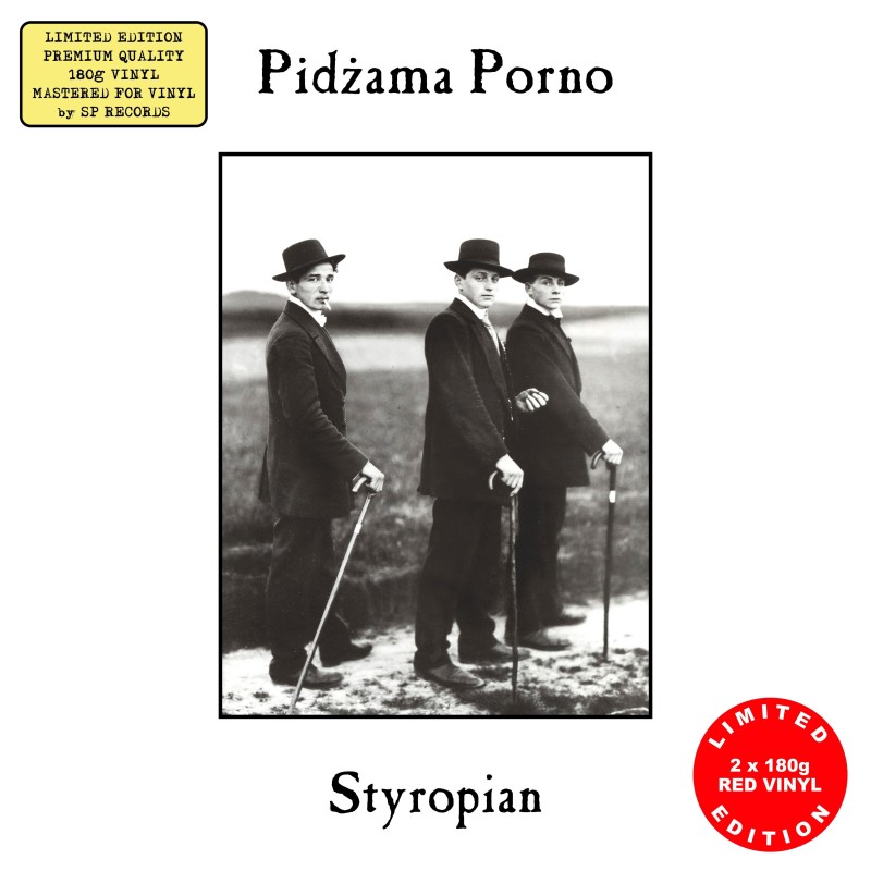 Pidżama Porno - Styropian [2LP] lim. ed. Red Vinyl (PREORDER Z AUTOGRAFAMI do dnia: 08.05.2024)