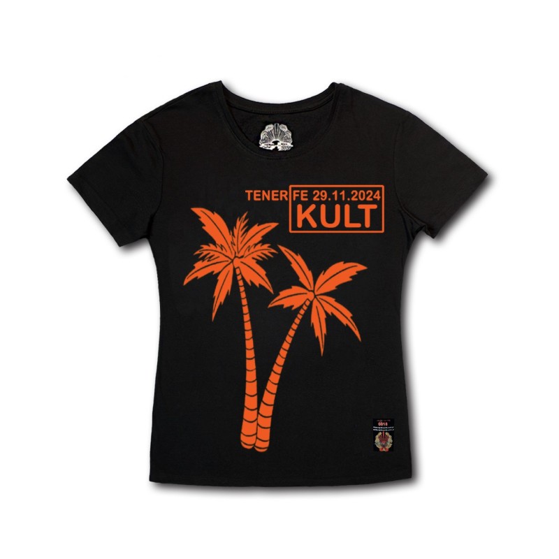 Damska Koszulka KULT - TENERIFE czarna