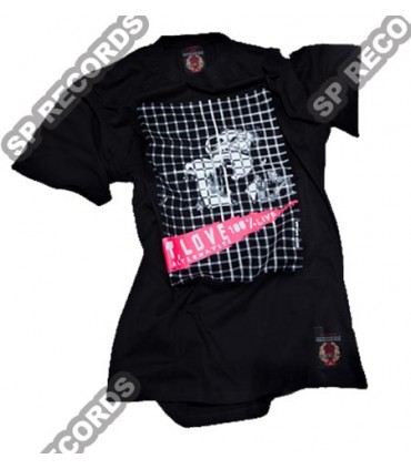 Koszulka T. LOVE ALTERNATIVE - 100% Live czarna