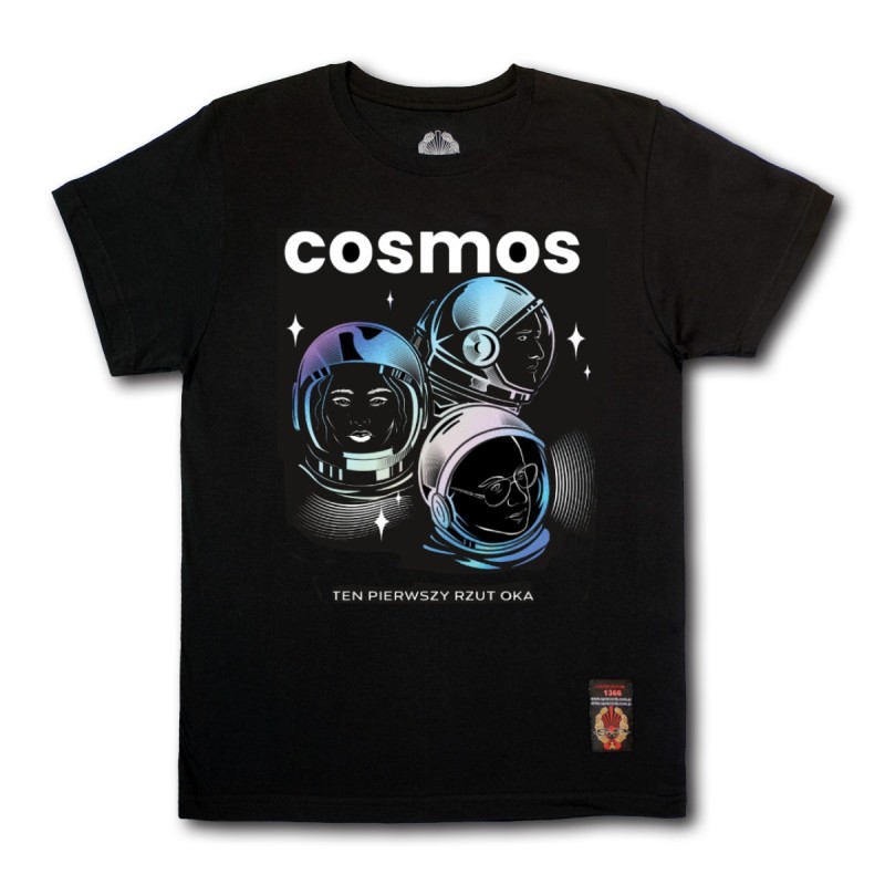 Koszulka COSMOS - TEN PIERWSZY RZUT OKA czarna