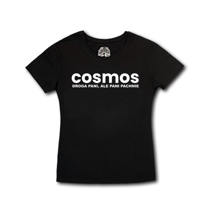 Damska Koszulka COSMOS - Droga Pani czarna