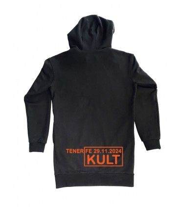 Bluza OVERSIZE Kult - Tenerife 2024 czarna [PREMIUM]