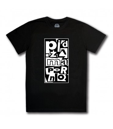 Koszulka Pidżama Porno - Pidżama napis czarna