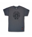 Koszulka SP RECORDS duże logo grafitowa (Krój: lekko dopasowany) [PREMIUM] (PREORDER)