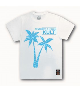 Koszulka KULT - TENERIFE 2025 biała [LETNIA PREMIUM]