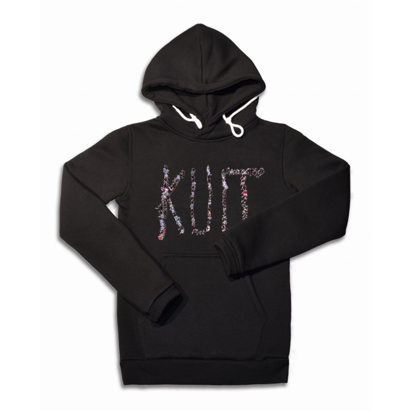 Bluza KULT - Tenerife z kapturem czarna