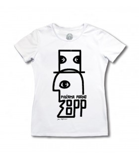 Damska Koszulka urodzinowa Pidżama Porno - 38 VER. 2 biała