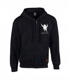 Bluza rozpinana z kapturem Strachy Na Lachy - Piła tango czarna (PREORDER)