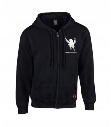 Bluza rozpinana z kapturem Strachy Na Lachy - Piła tango czarna (PREORDER)