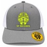Czapka z daszkiem Trucker SP RECORDS szara / neon