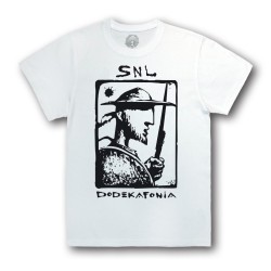 Koszulka STRACHY NA LACHY - DODEKAFONIA biała
