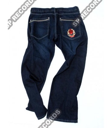 Spodnie Jeansowe SP długie ciemne