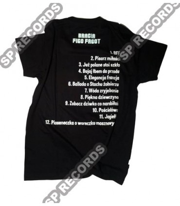 Koszulka Bracia Figo Fagot - Eleganckie chłopaki czarna