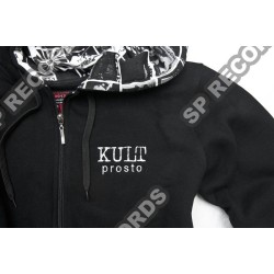 Bluza Kult - Prosto rozpinana z kapturem Czarna