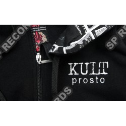 Bluza Kult - Prosto rozpinana z kapturem Czarna