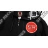Bluza Kult - Prosto rozpinana z kapturem Nadruk Czarna