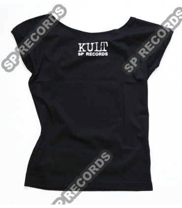 Damska koszulka łódeczka Kult - Piloci czarna