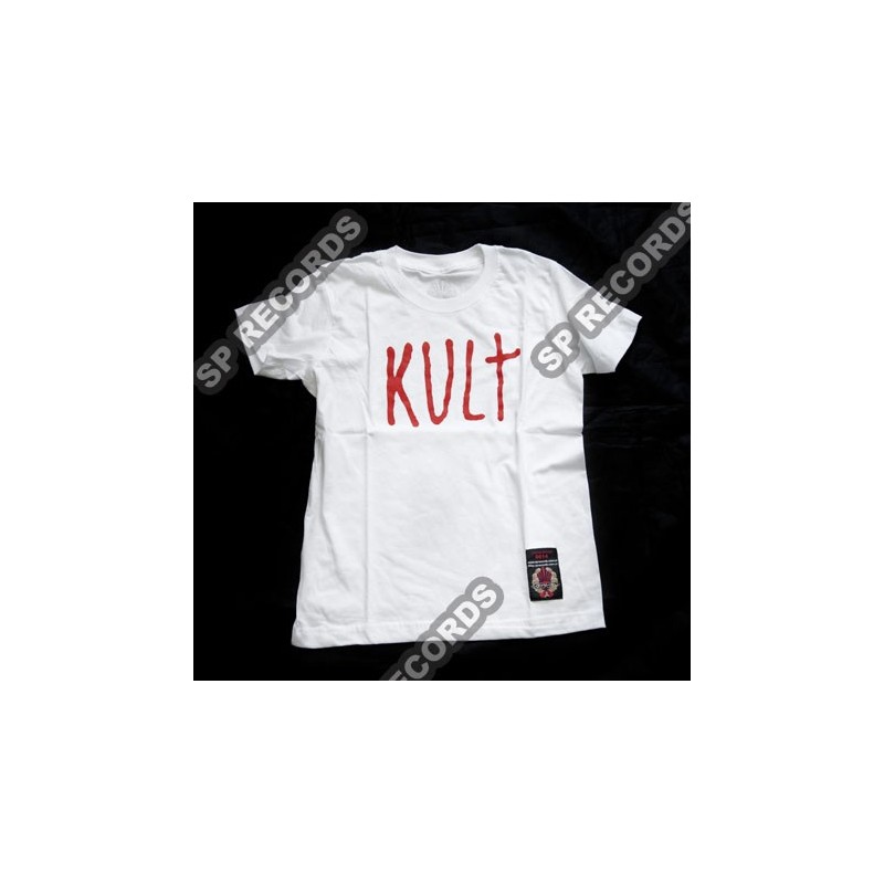 Dziecięca Koszulka KULT - Kult JUNIOR biała