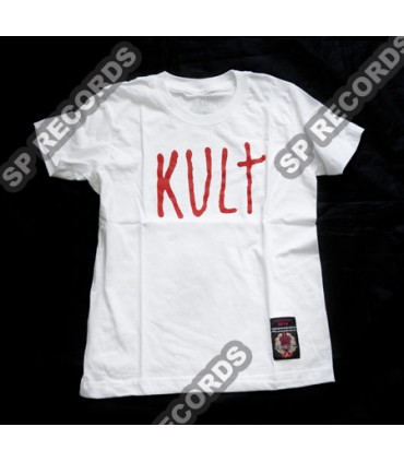 Dziecięca Koszulka KULT - Kult JUNIOR biała