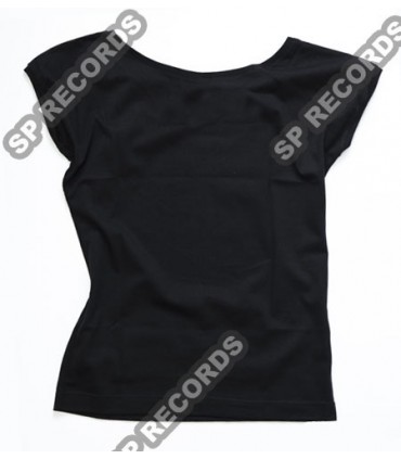 Damska koszulka łódeczka Kult - Kult czarna