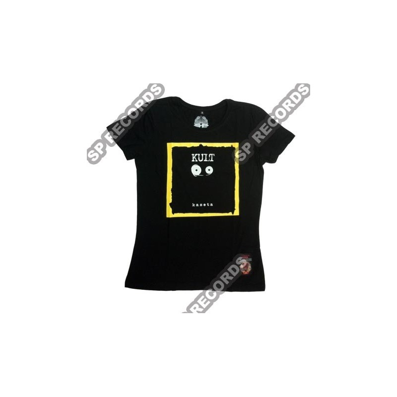 Damska koszulka Kult - Kaseta Czarna