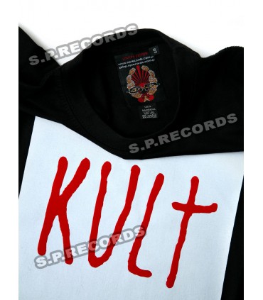 Koszulka KULT - Kult czarna z aplą