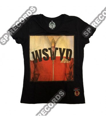 Damska koszulka Kult - Wstyd czarna