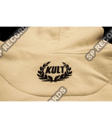 Bluza Kult - Wstyd Beżowa / Bordo rozpinana